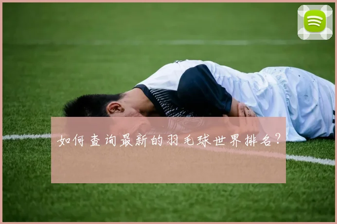 如何查询最新的羽毛球世界排名？