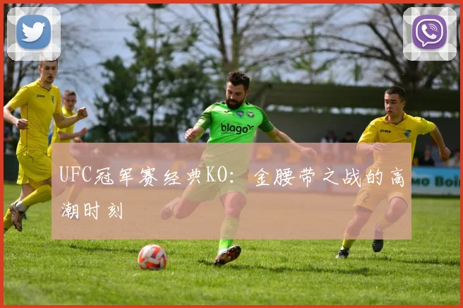 UFC冠军赛经典KO：金腰带之战的高潮时刻
